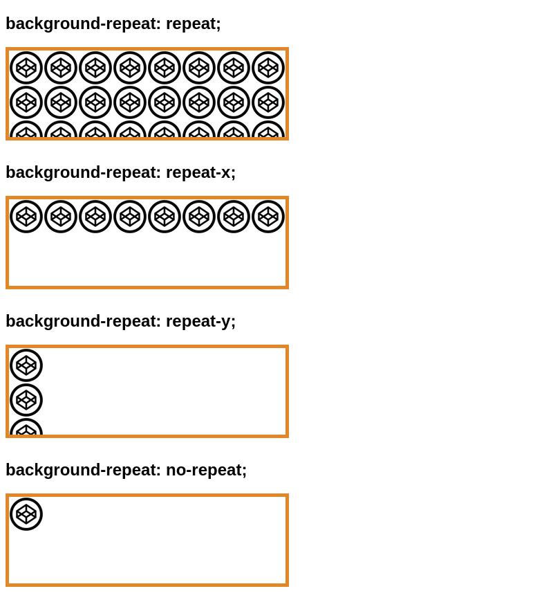 Browser Preview of BACKGROUND-REPEAT